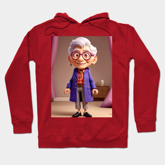 Iris Apfel Hoodie by Strange-desigN